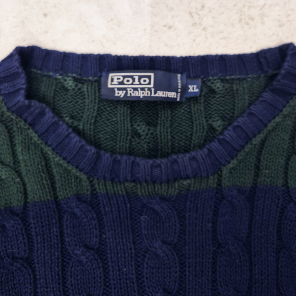 Ralph Lauren Striped Sweater (XL)