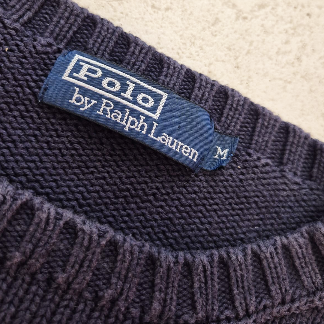 Ralph Lauren Blue Polo Knit (M)