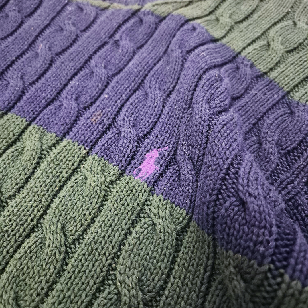 Ralph Lauren Striped Sweater (XL)
