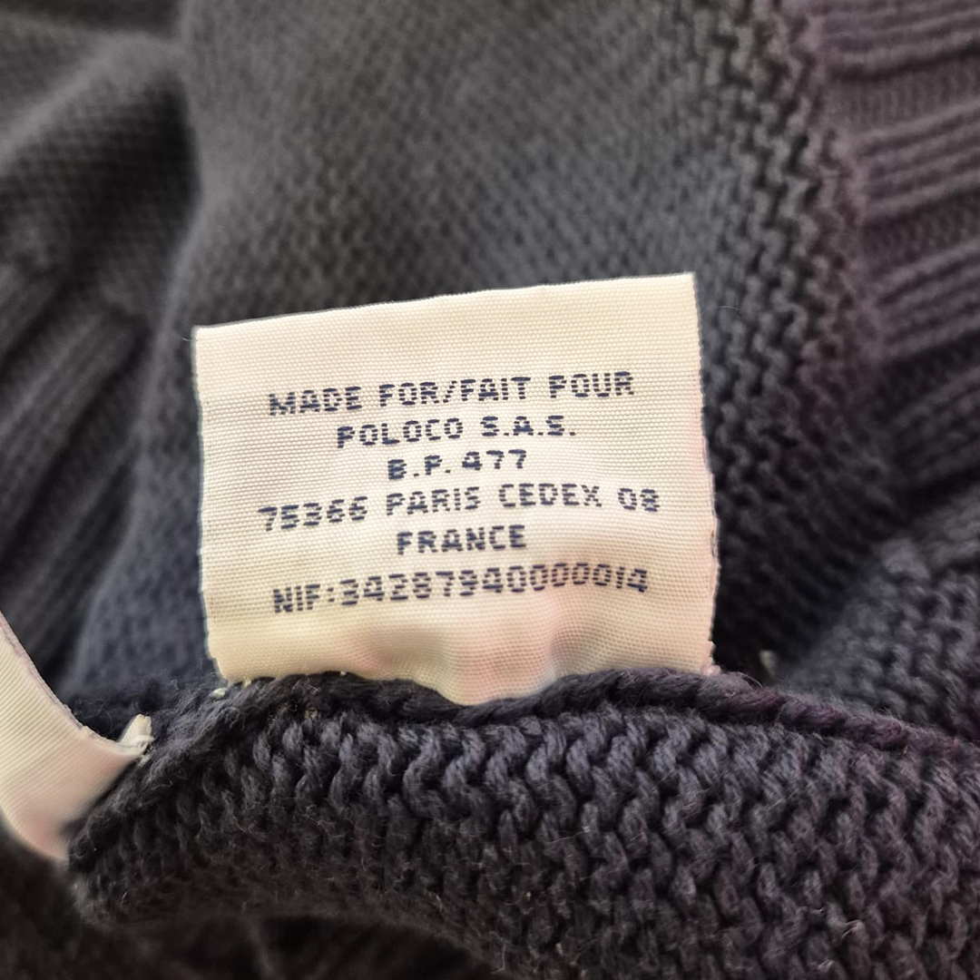 Ralph Lauren Blue Polo Knit (M)