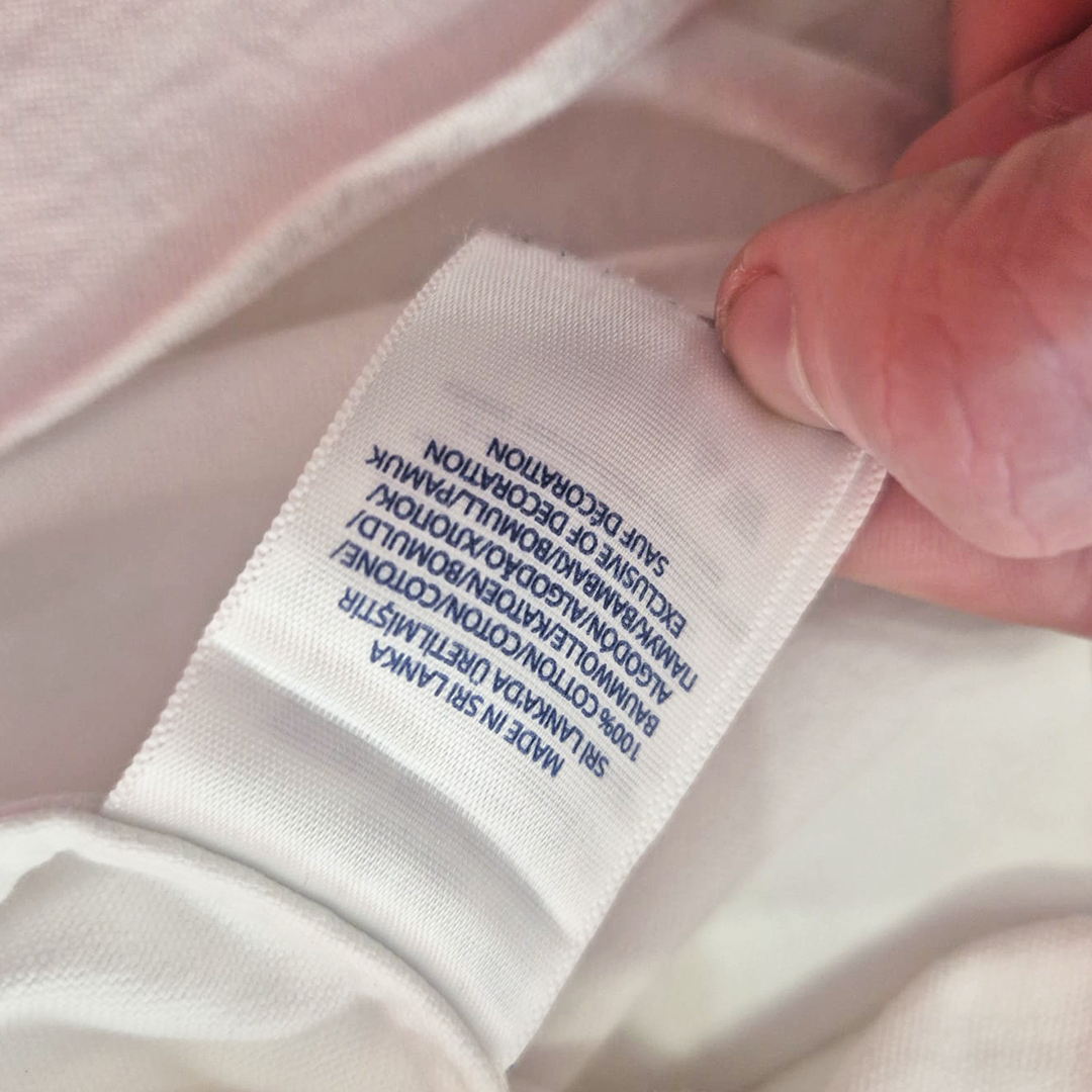 Ralph Lauren Lined White L/S Shirt (XL)