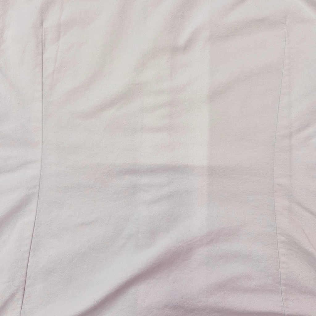 Ralph Lauren Lined White Long-Sleeve Shirt (XL)