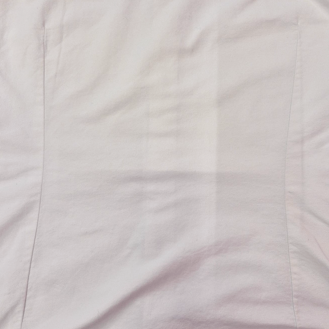 Ralph Lauren Lined White Long-Sleeve Shirt (XL)