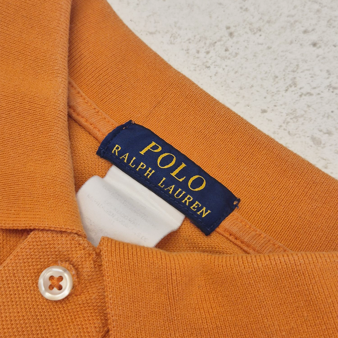 Ralph Lauren Orange Big Horse Polo (S)