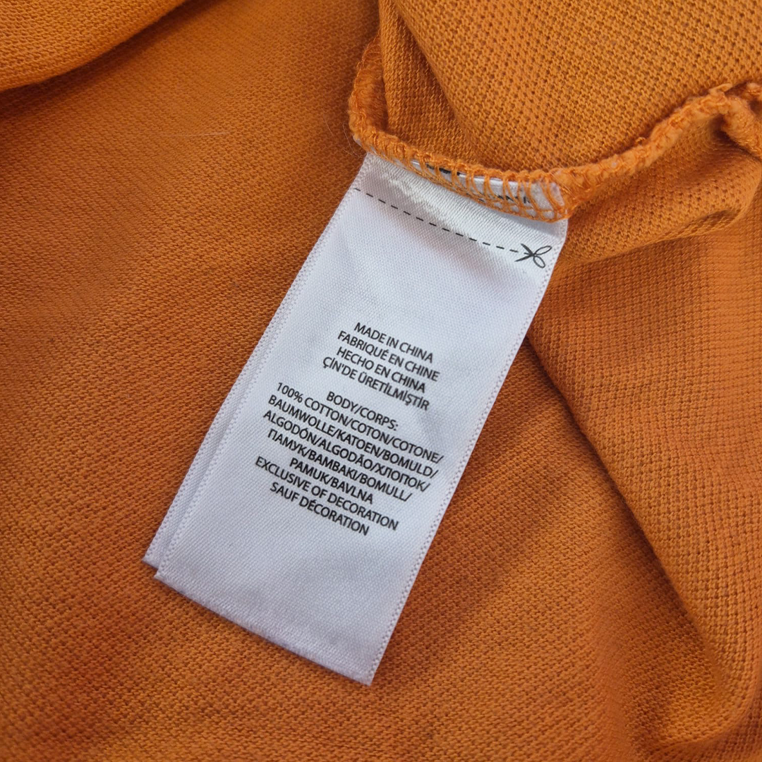 Ralph Lauren Orange Big Horse Polo (S)