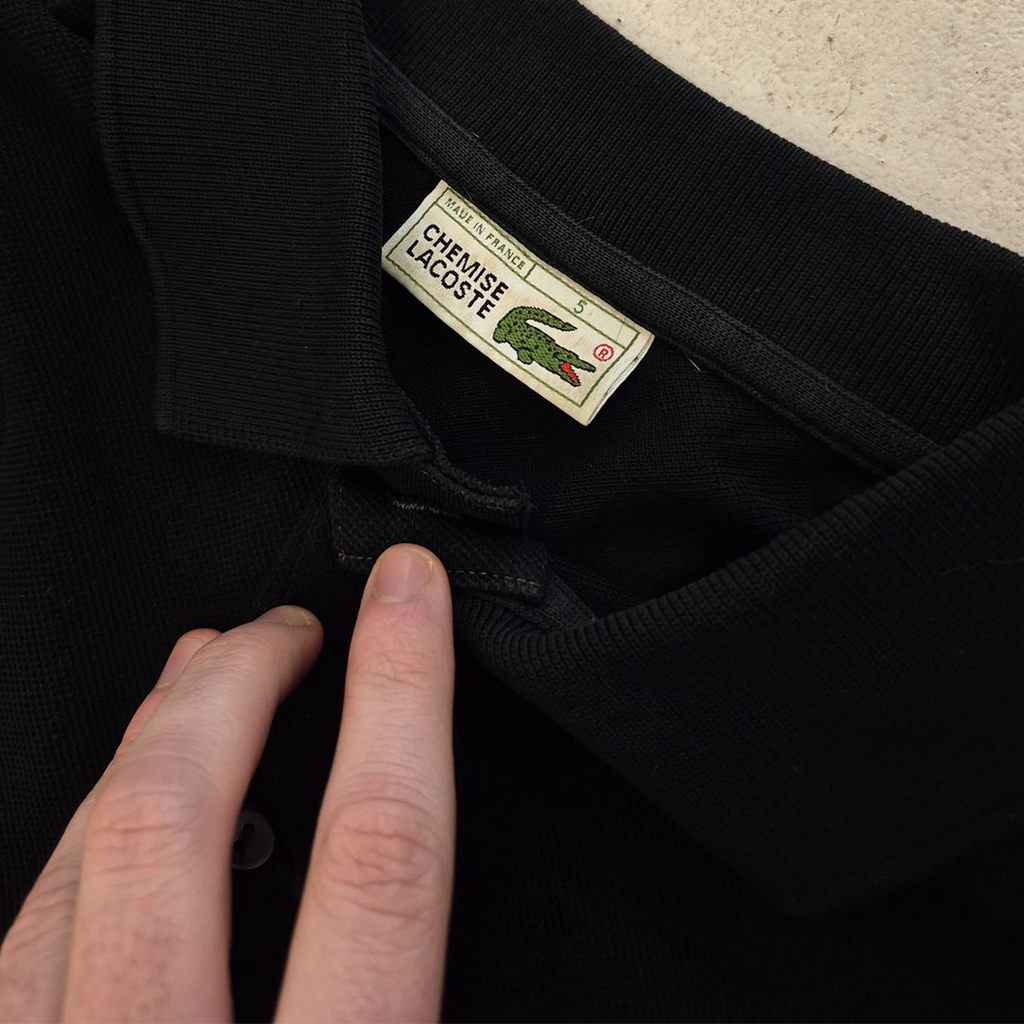 Lacoste Black Polo (L)