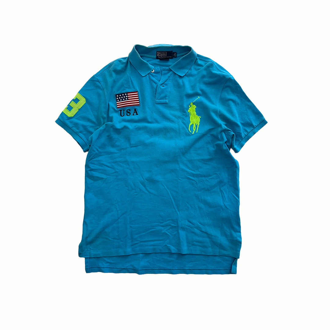 Ralph Lauren US Blue Polo (L)