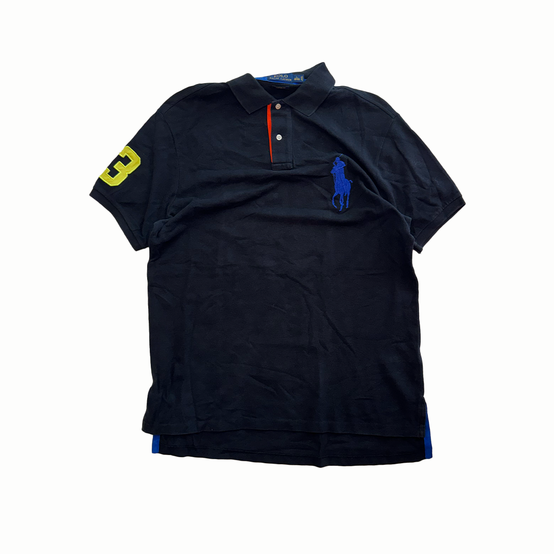 Ralph Lauren Big Horse Black Polo (L)