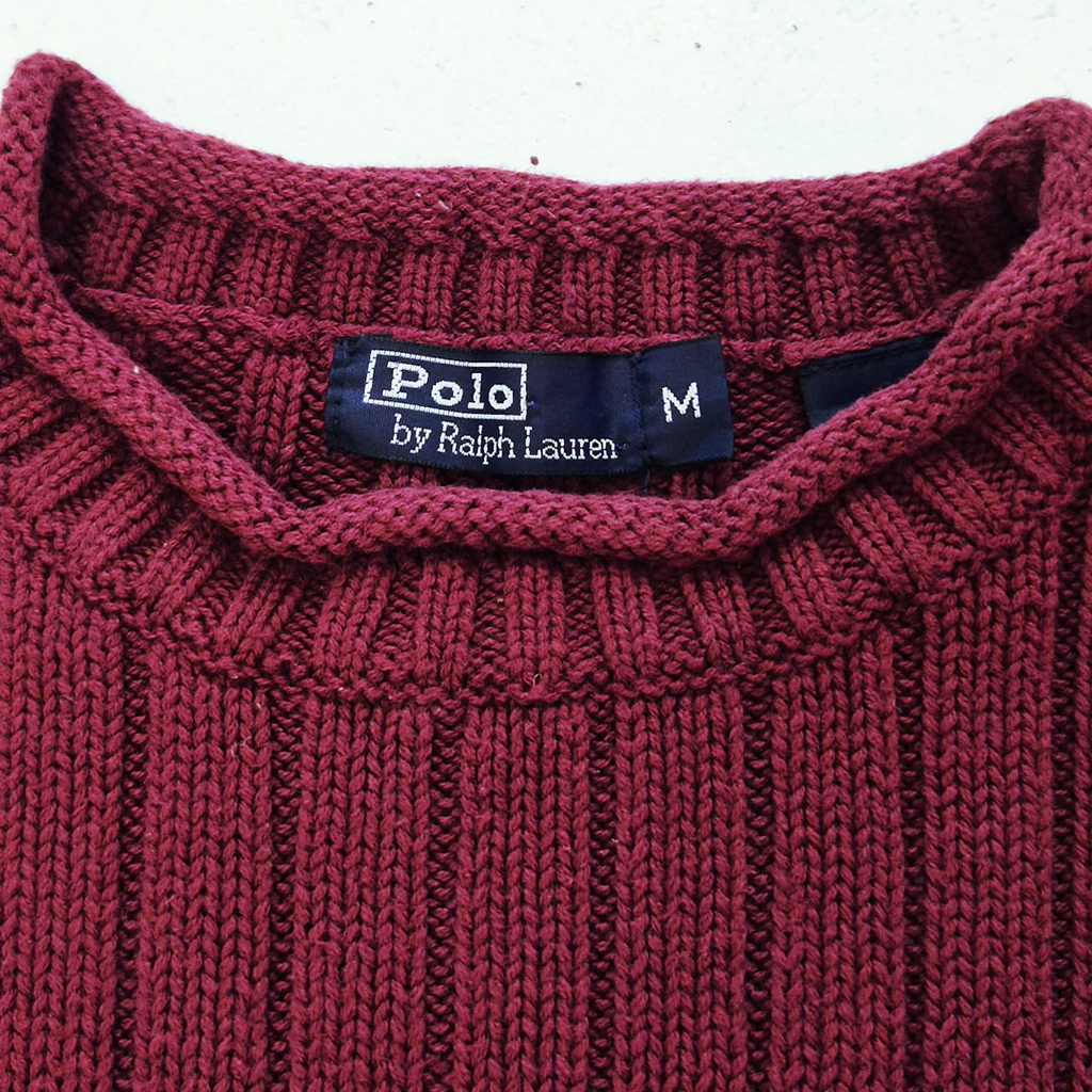 Ralph Lauren Bordeaux Knit Sweater (M)