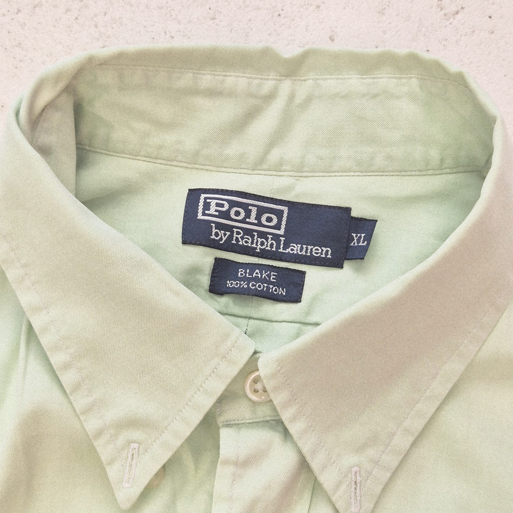Ralph Lauren Green Short Sleeve Shirt (XL)