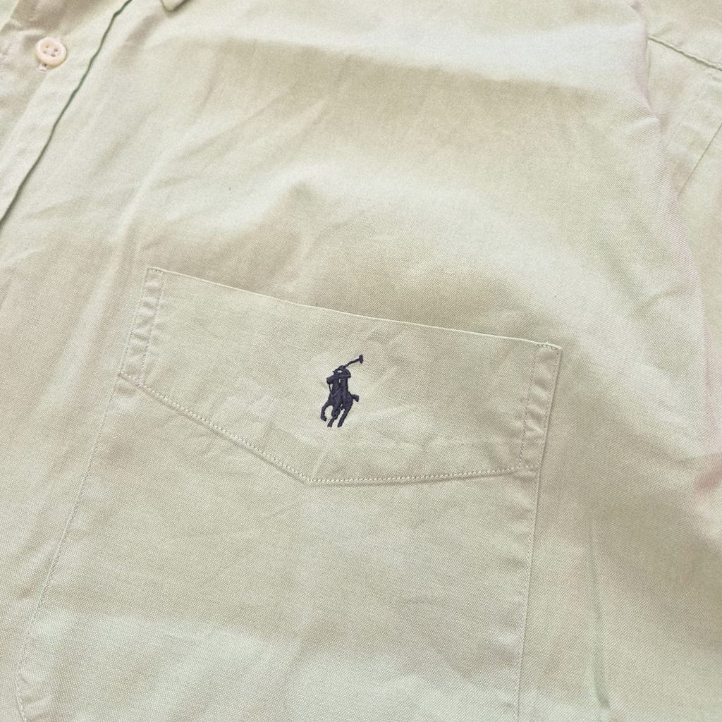 Ralph Lauren Green Short Sleeve Shirt (XL)