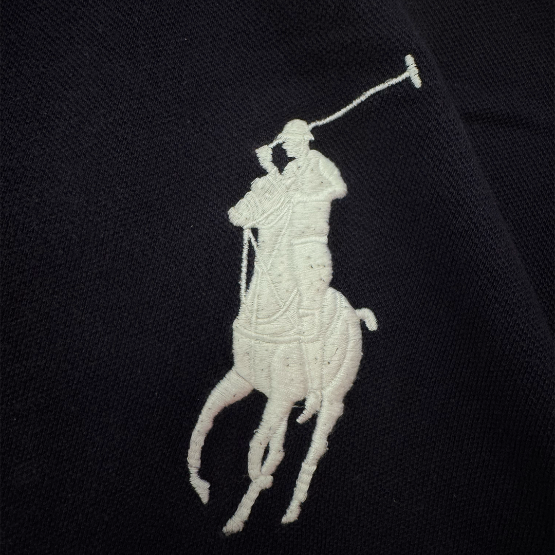 Ralph Lauren USA White & Blue S/S Polo (XL)