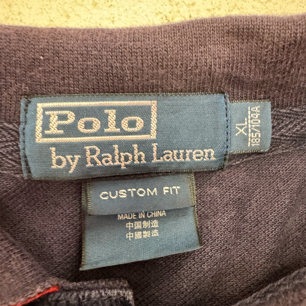 Ralph Lauren USA White & Blue S/S Polo (XL)