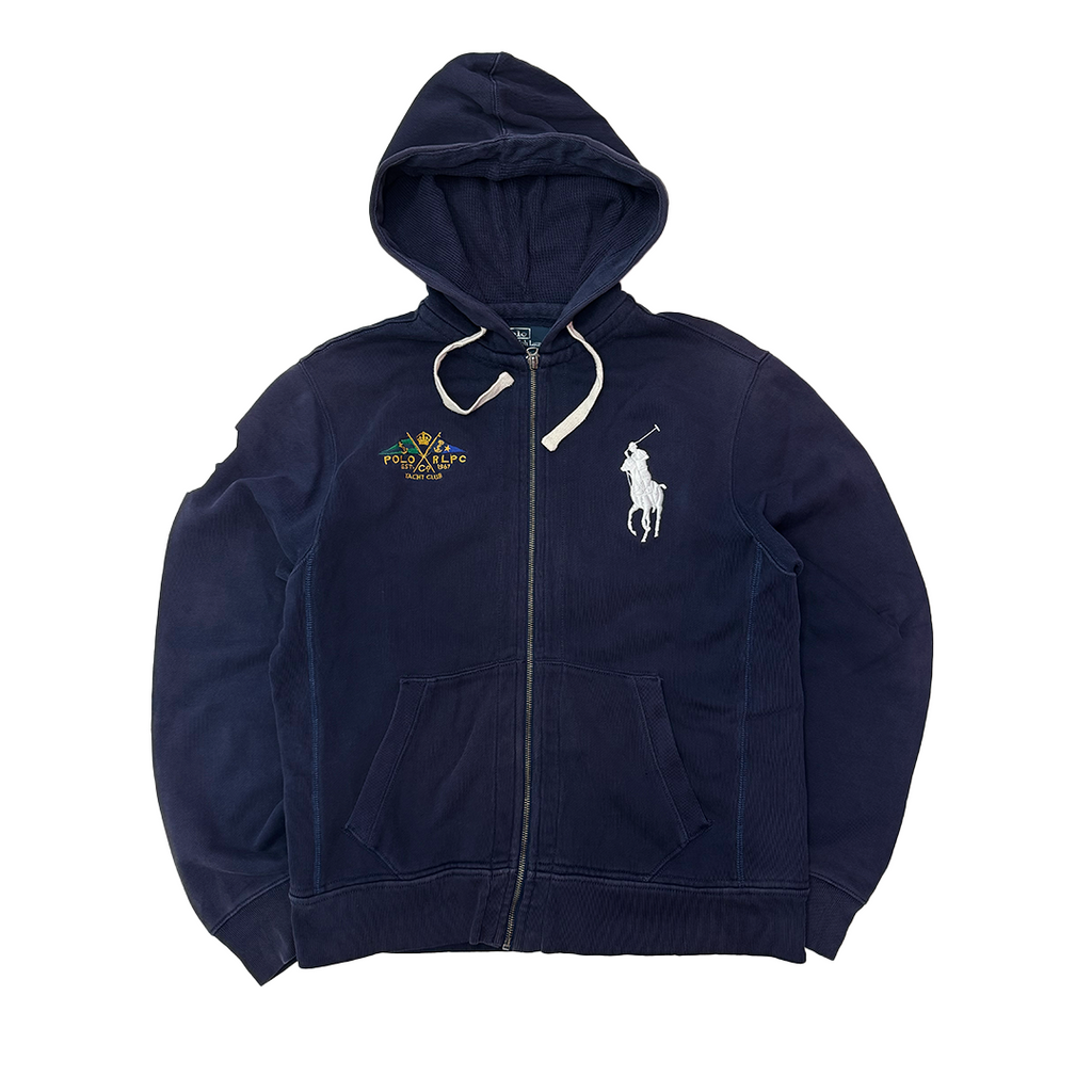 Ralph Lauren RLPC Zipped Up Navy Hoodie (M)