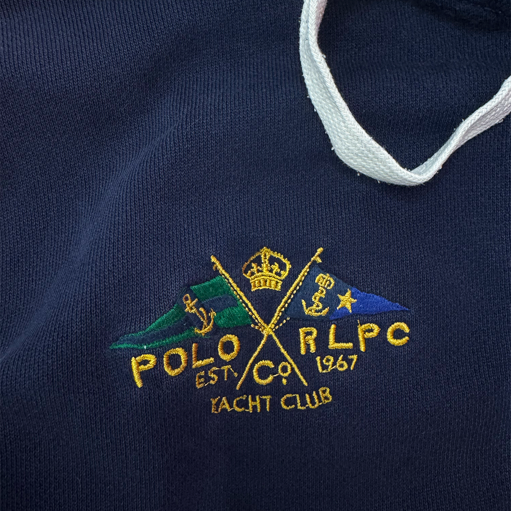 Ralph Lauren RLPC Zipped Up Navy Hoodie (M)