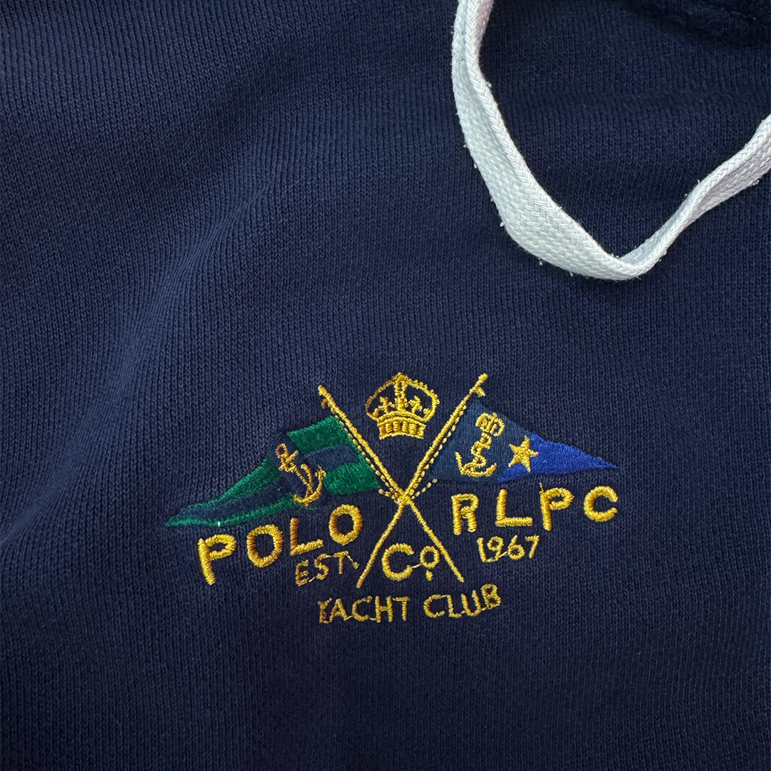 Ralph Lauren RLPC Zipped Up Navy Hoodie (M)
