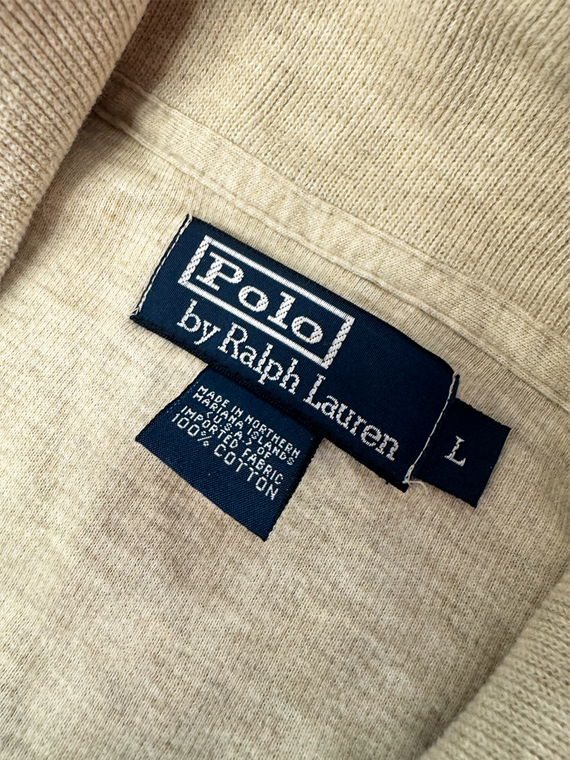 Ralph Lauren Cream Zip (L)