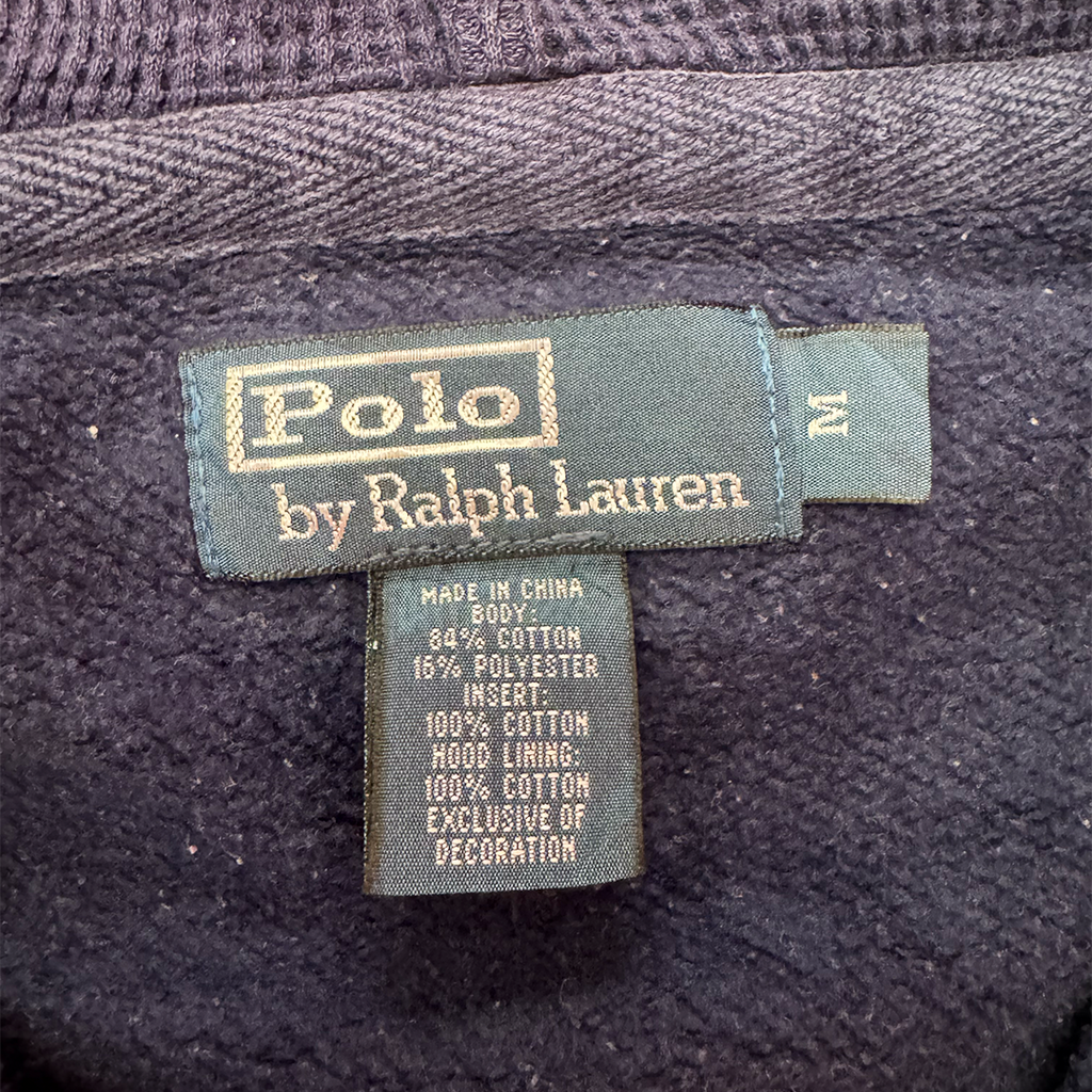 Ralph Lauren RLPC Zipped Up Navy Hoodie (M)
