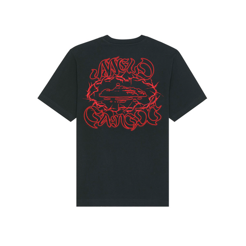 Gazo x Tiakola x Corteiz Red Black Tee