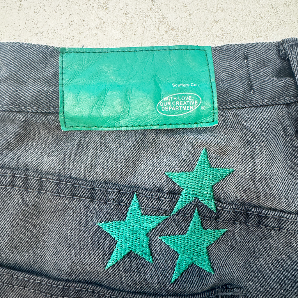 Scuffers Jeans Grey Baggy (38)