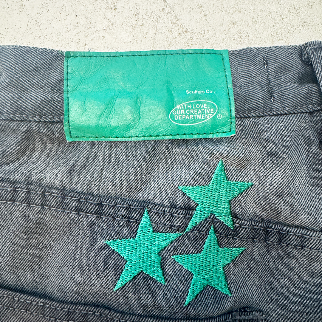 Scuffers Jeans Grey Baggy (38)