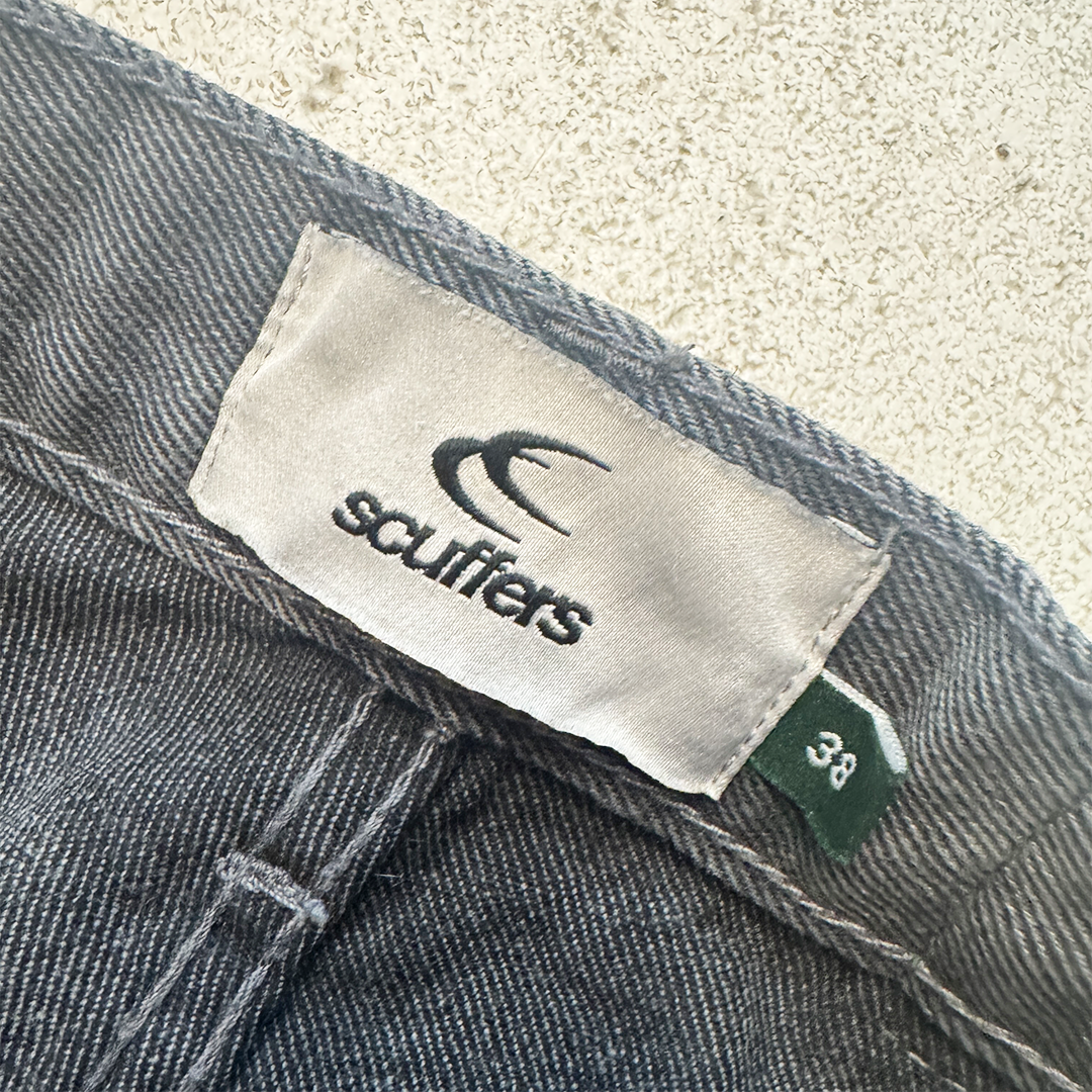 Scuffers Jeans Grey Baggy (38)