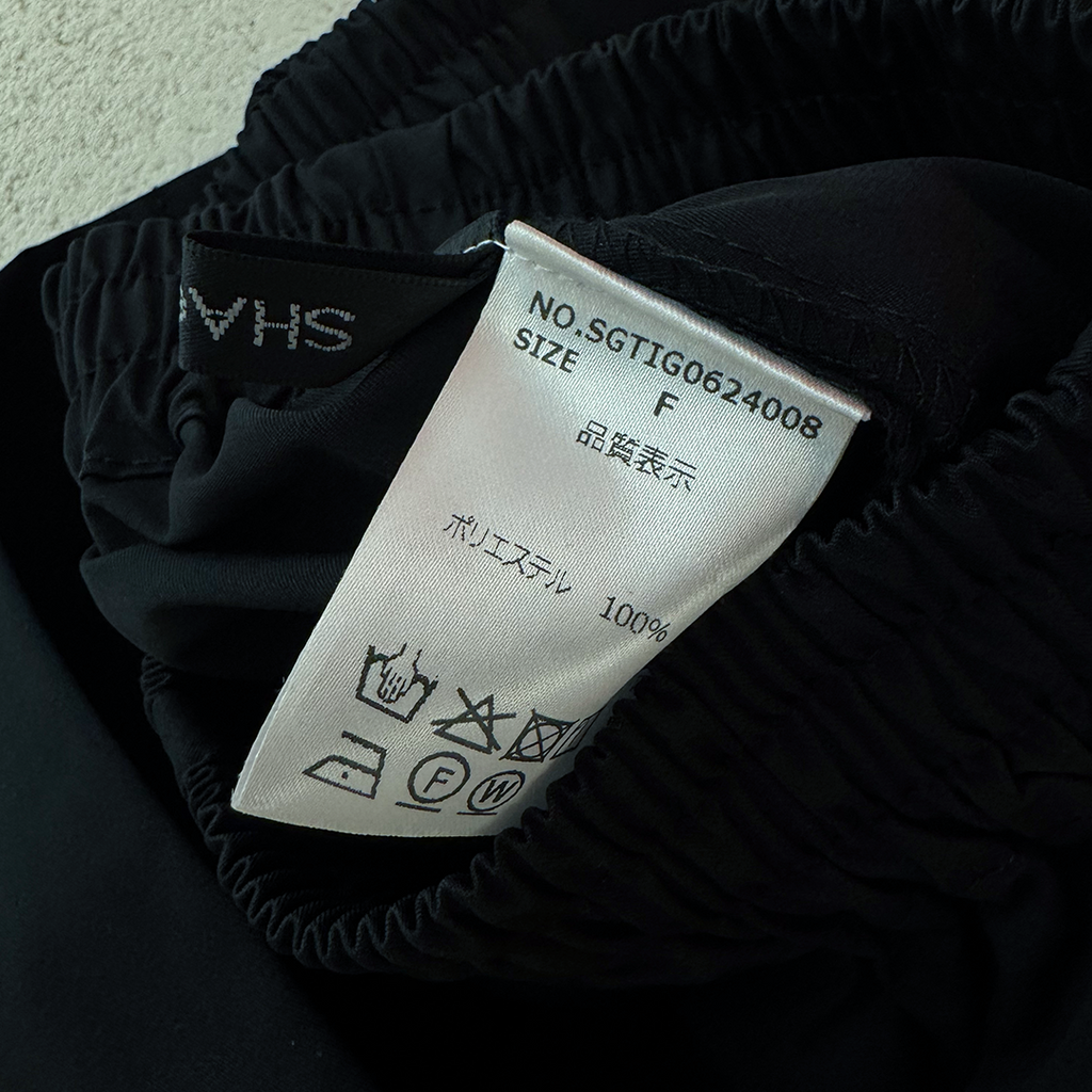 SHAGGIE Black Nylon Jogger Womens Pants (Free Size)