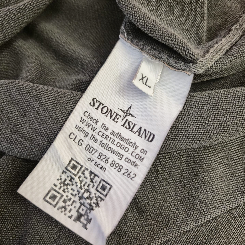 Stone Island Light Black Long Sleeve (XL)