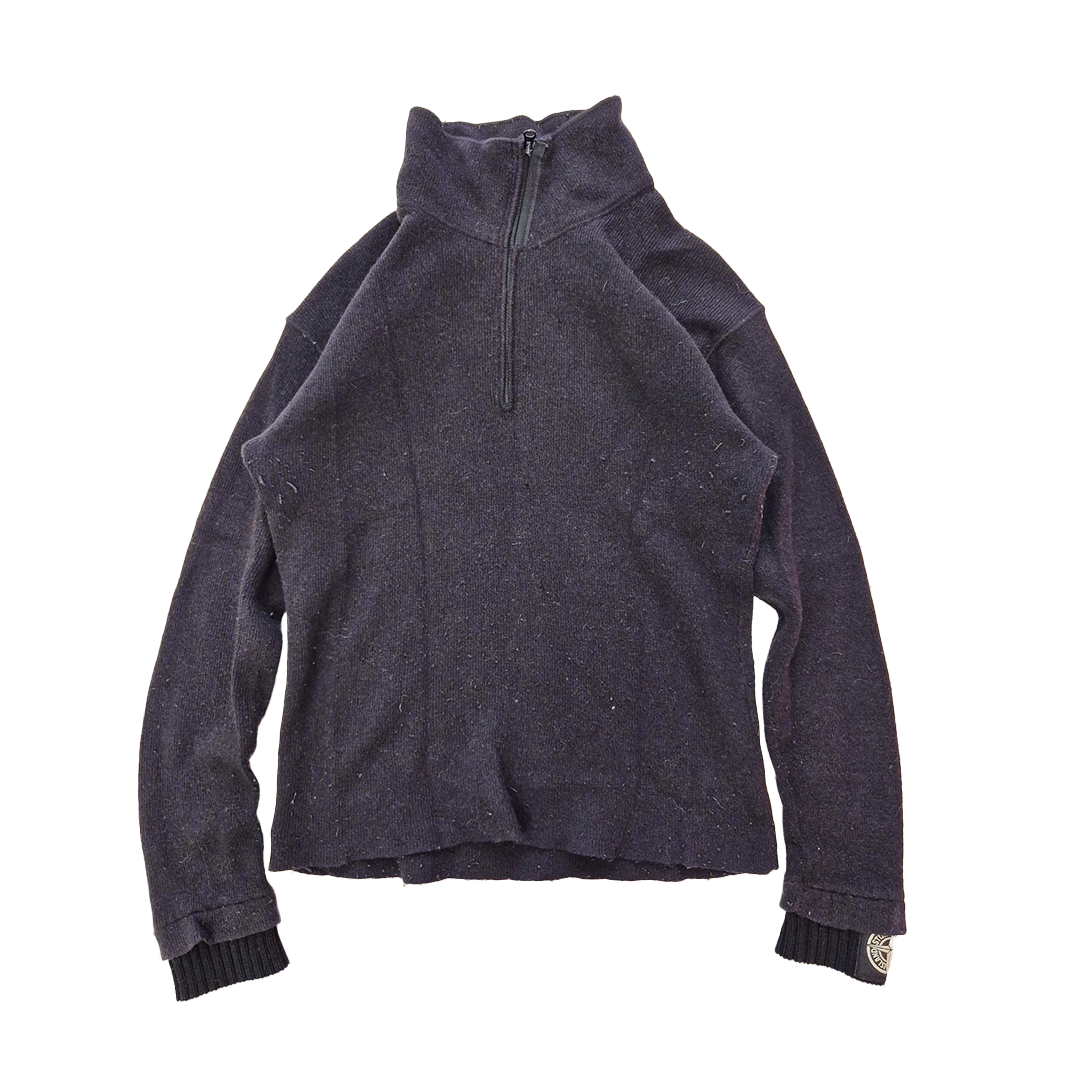 Stone Island Asymmetric Half Zip Knit (L - Missing Size Tag)