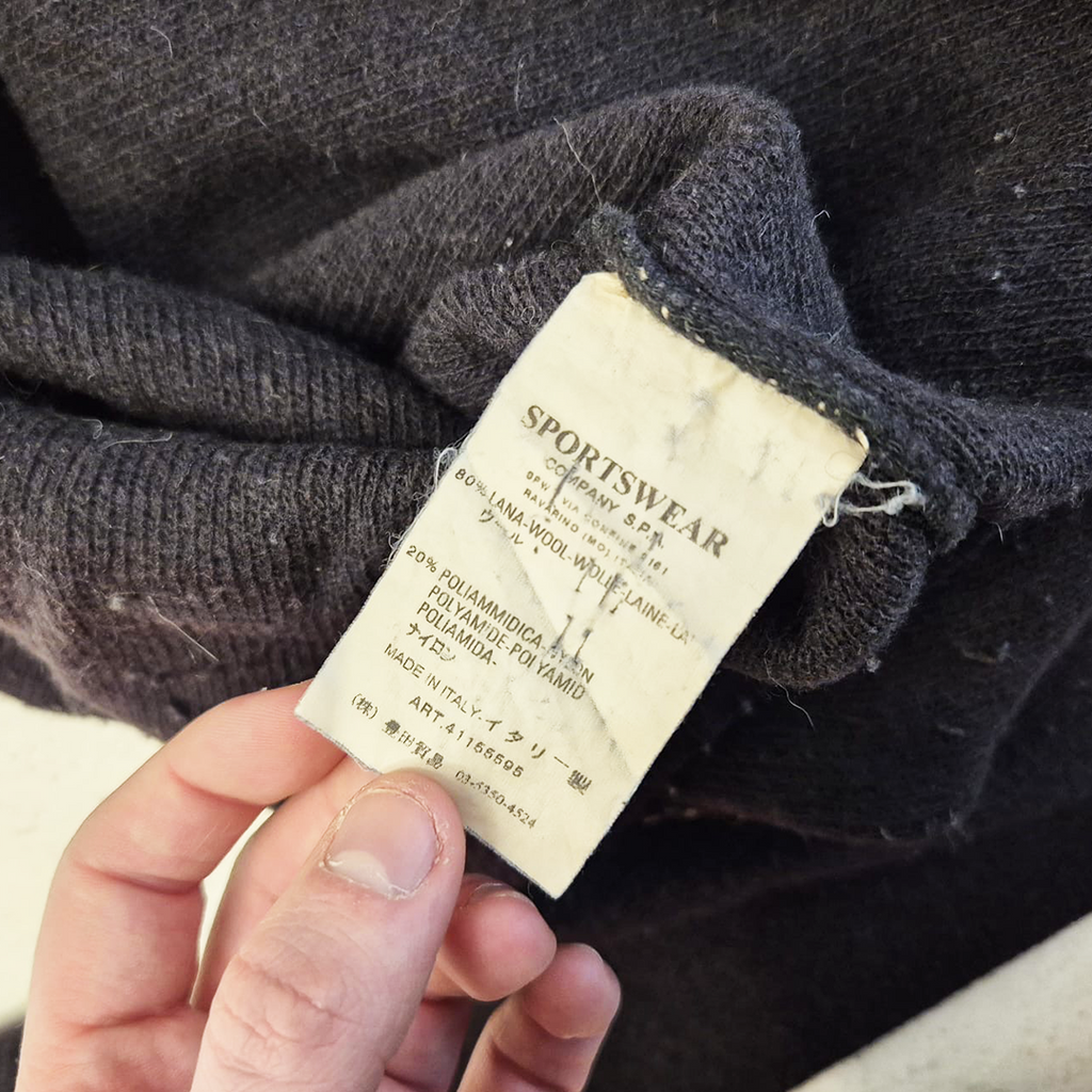 Stone Island Asymmetric Half Zip Knit (L - Missing Size Tag)