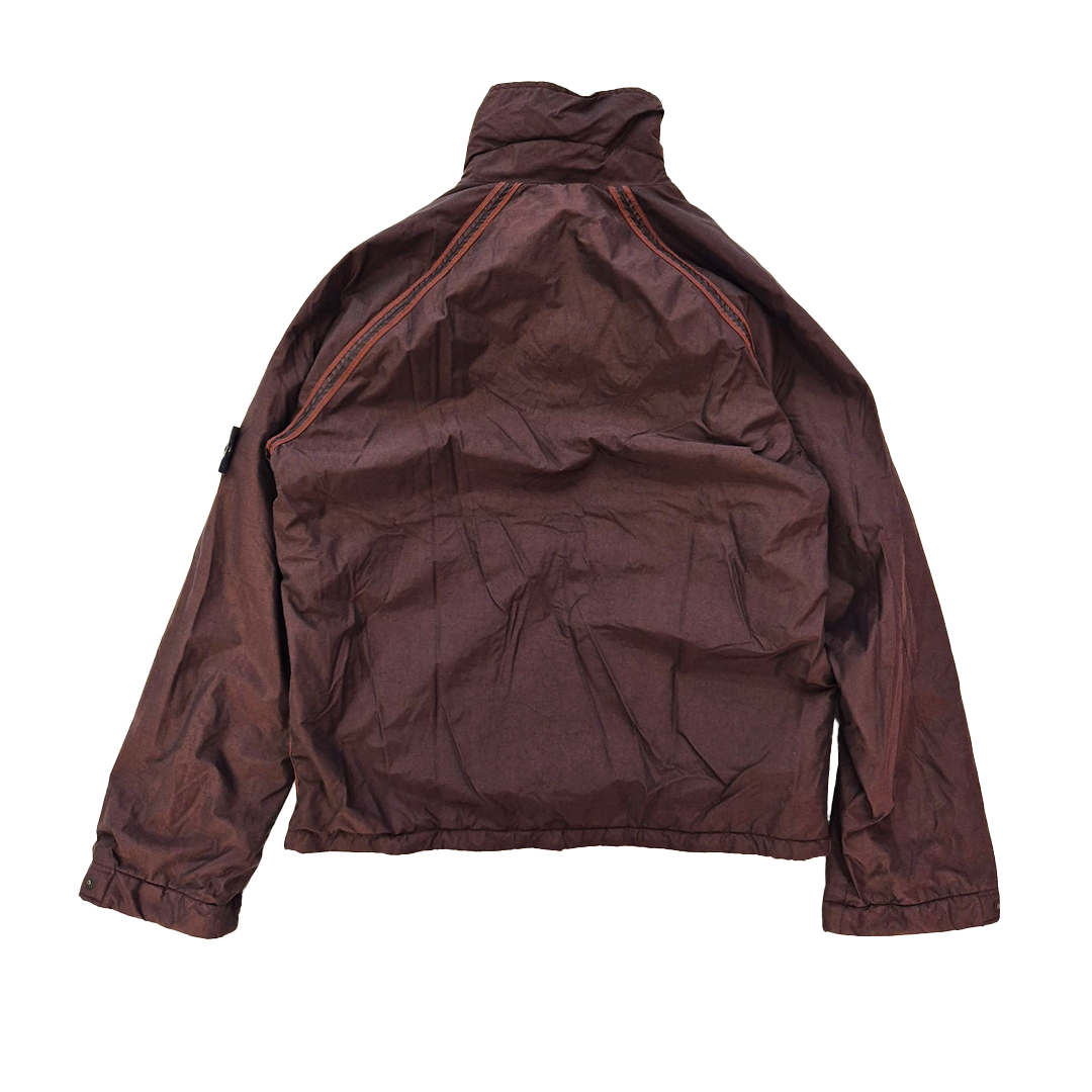 Stone Island 2002 Garment Dyed Padded Nylon Jacket (L)