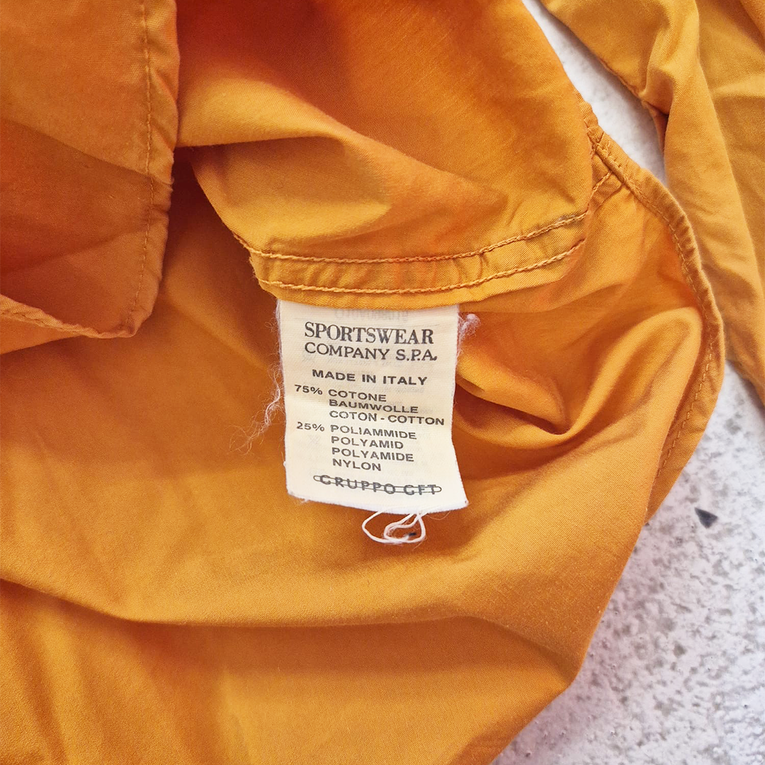 Stone Island Marina Orange Long Sleeve Shirt (L)