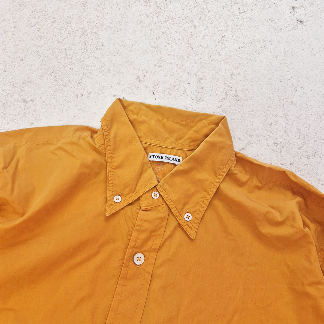 Stone Island Marina Orange Long Sleeve Shirt (L)