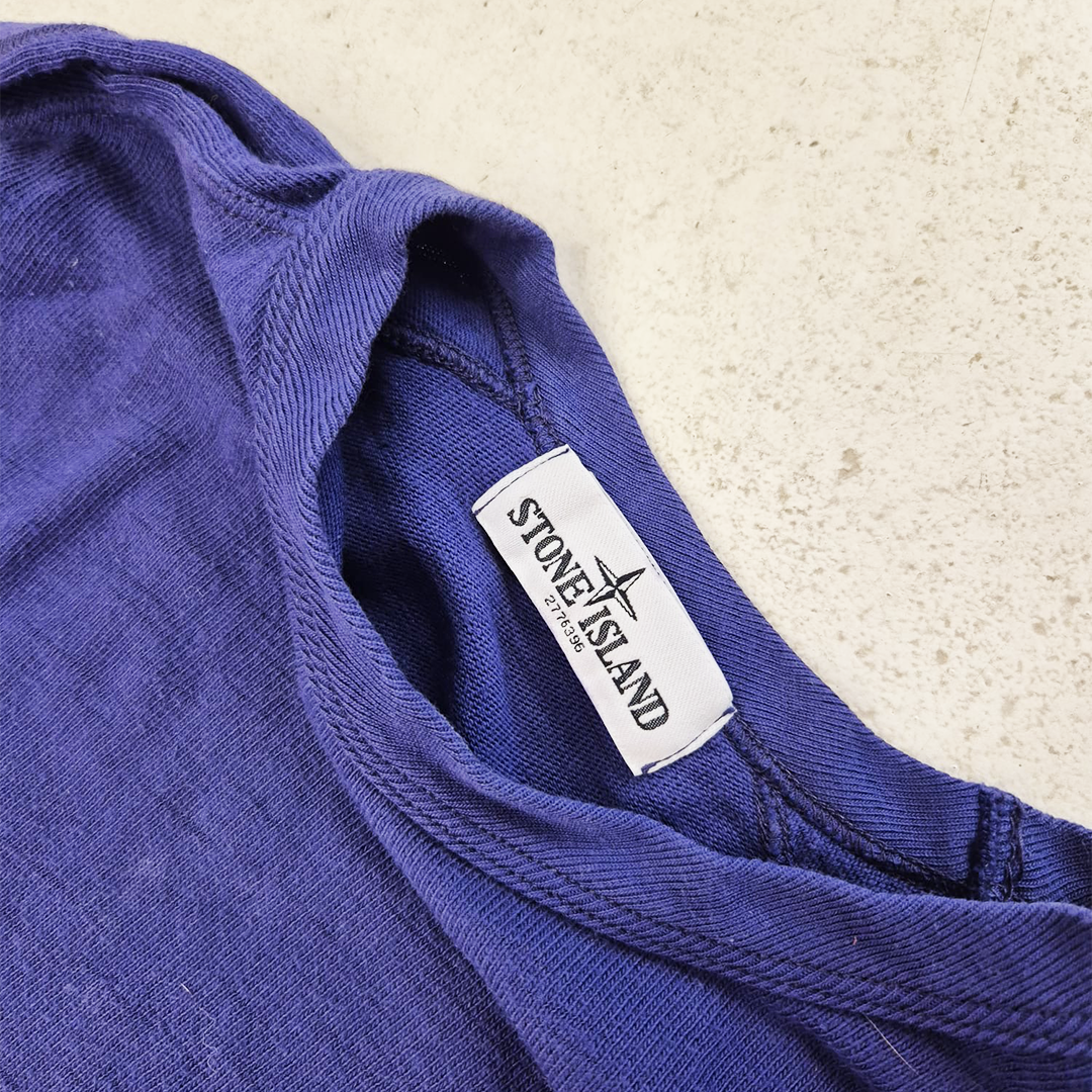 Stone Island Navy Pocket Long Sleeve (L - Missing Size Tag)