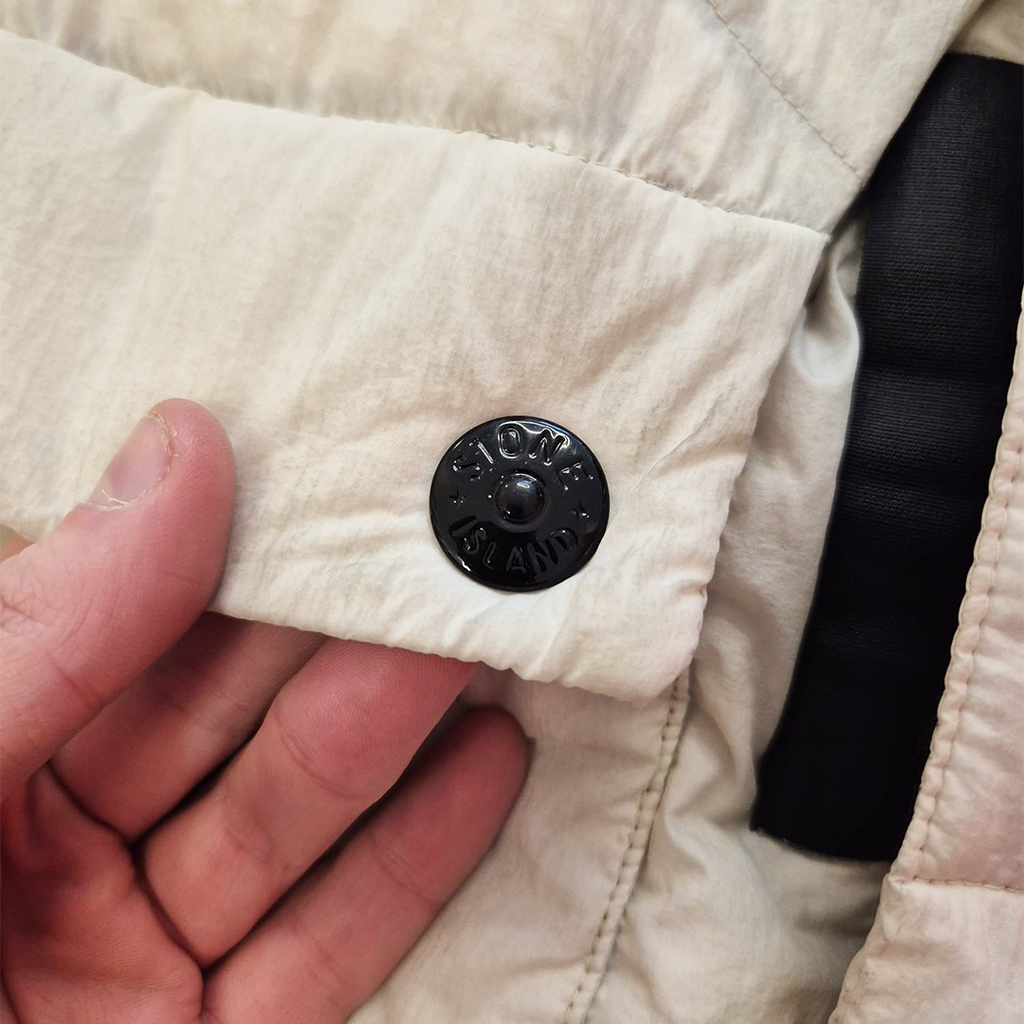 Stone Island Vintage Opaque Nylon Tela White Vest (3XL)