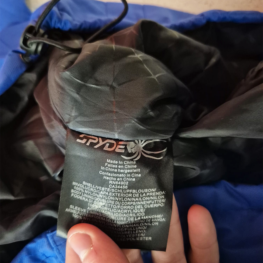 Spyder Gorpcore Blue Snow Jacket (M)