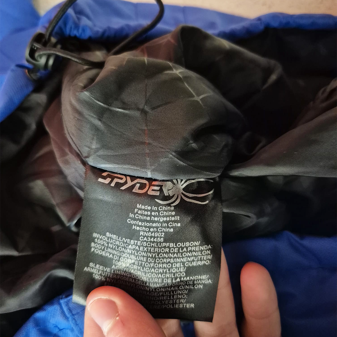 Spyder Gorpcore Blue Snow Jacket (M)