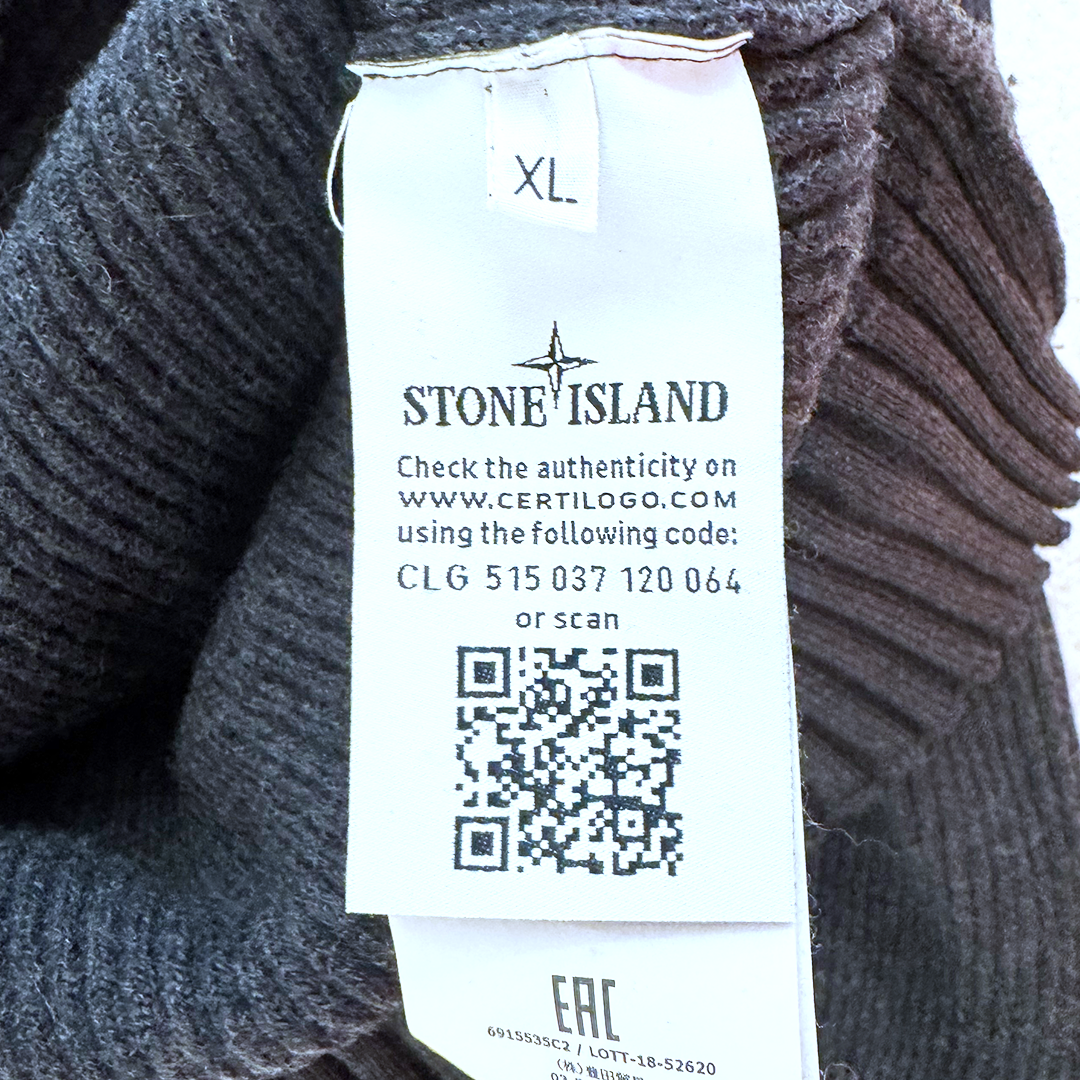 Stone Island Dark Grey Turtleneck (XL)