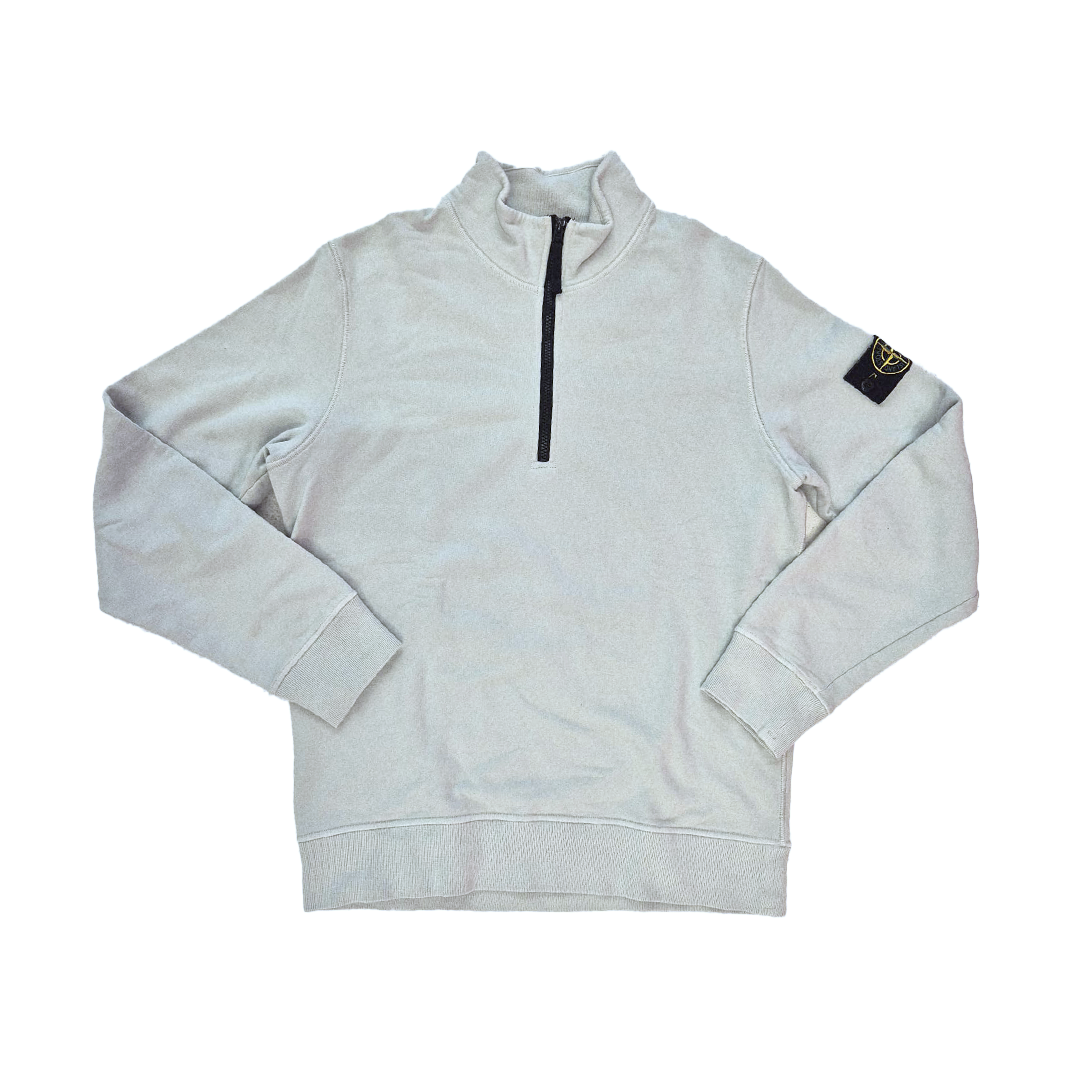 Stone Island Half-Zip Grey Knit (M)