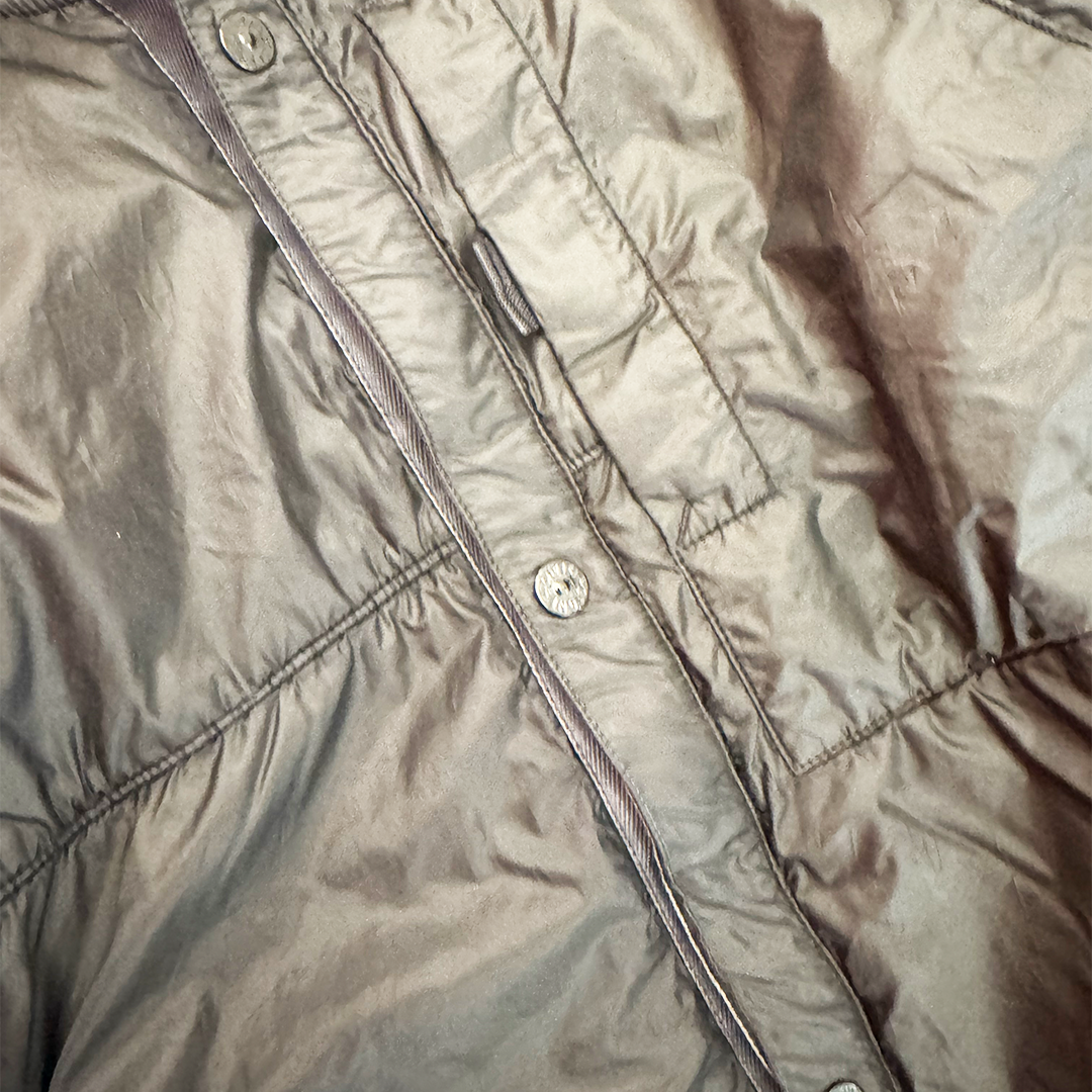 Stone Island AW10 Black Nylon Spalmatura Lined Hooded Jacket (XL)