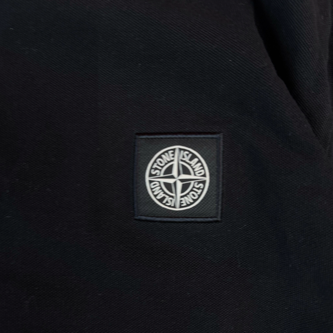 Stone Island Black S/S Polo (XXL)