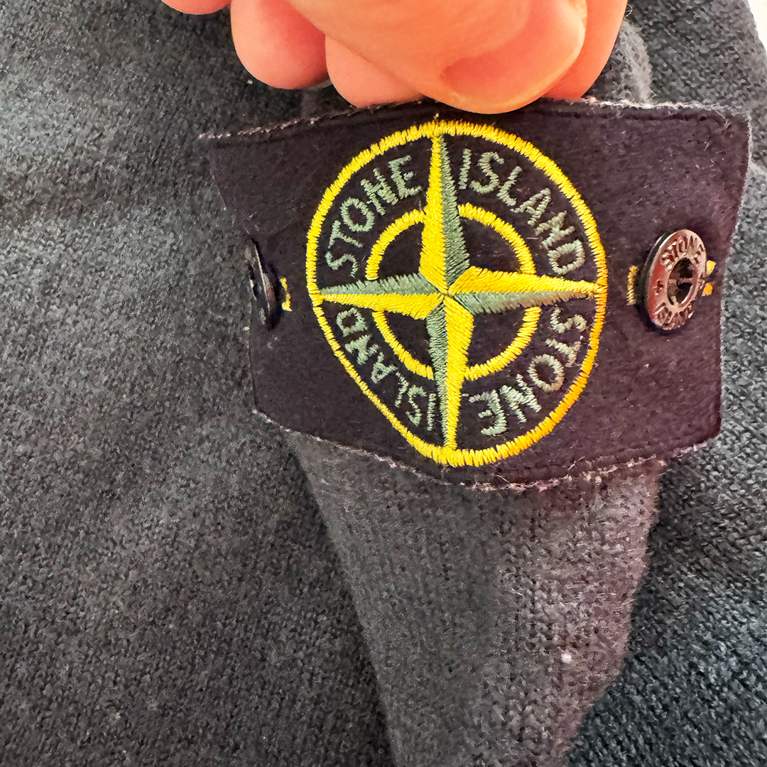 Stone Island Dark Grey Wool Heavy Sweater (S)