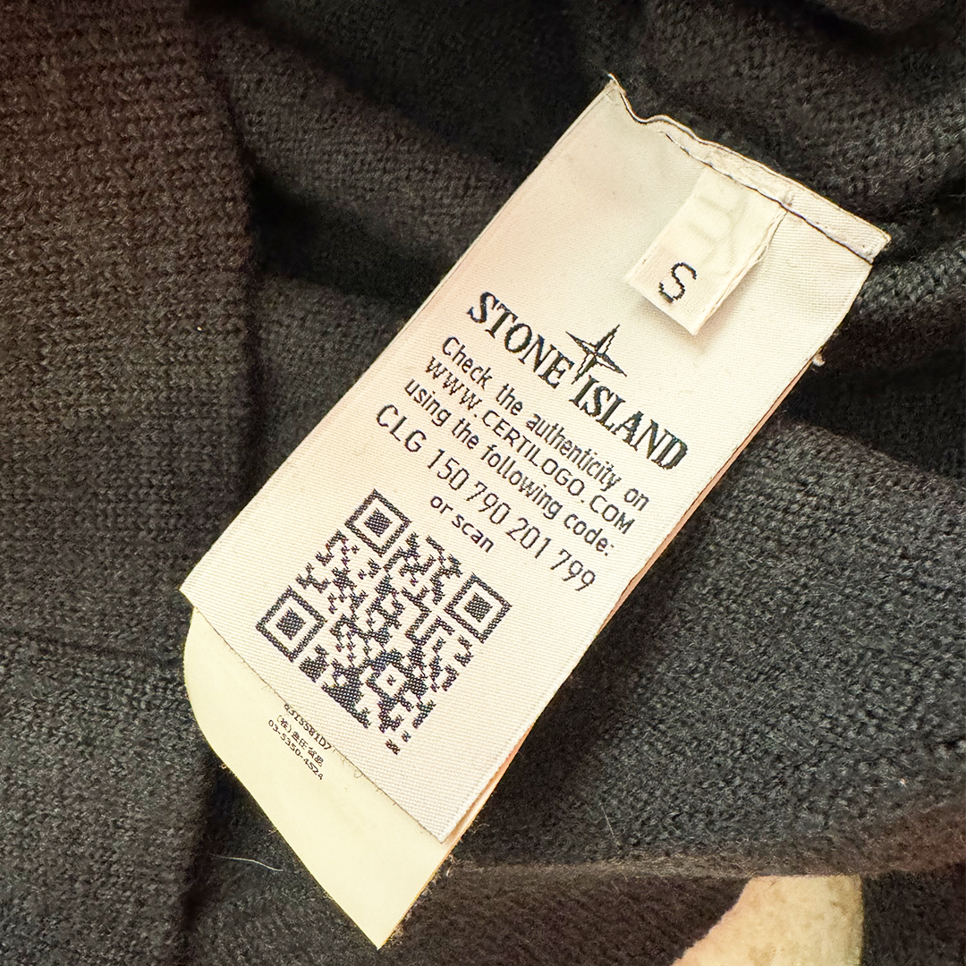 Stone Island Dark Grey Wool Heavy Sweater (S)
