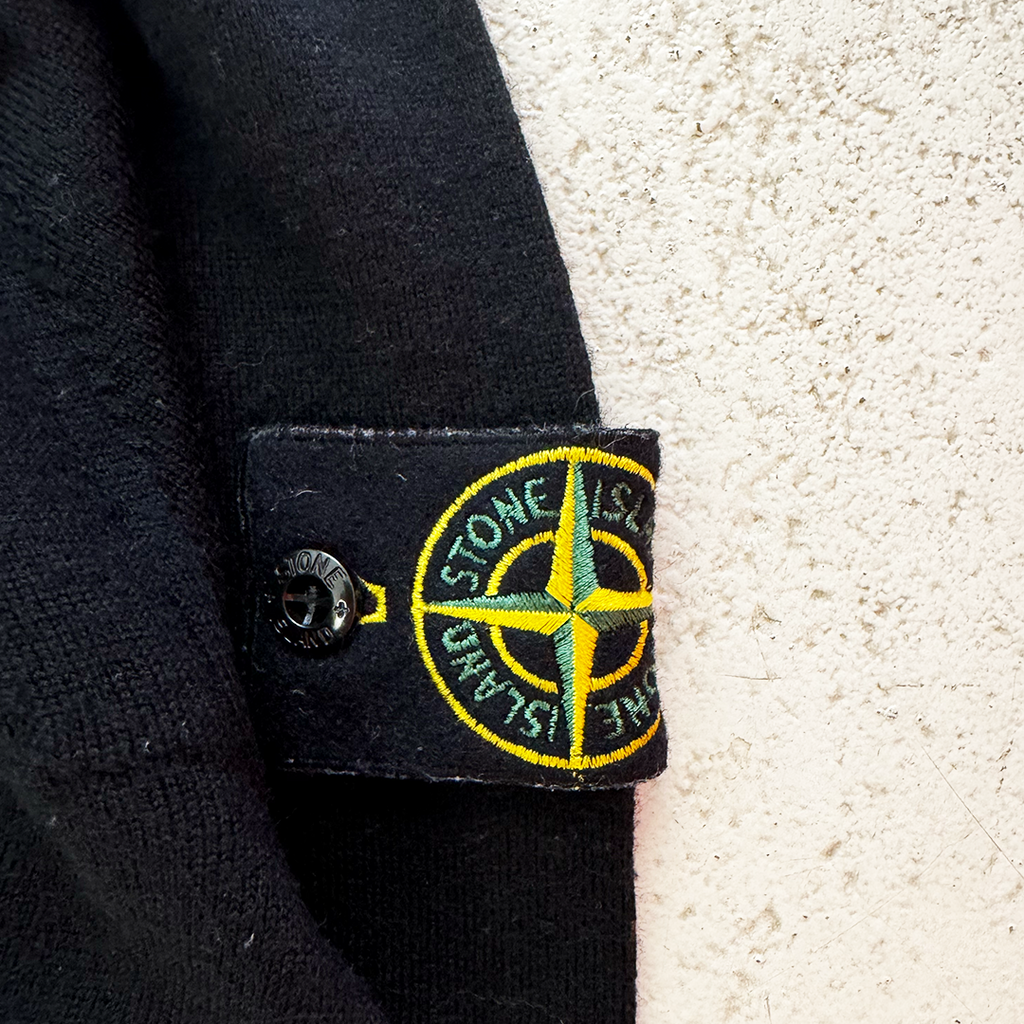 Stone Island Black Wool Sweater (M)