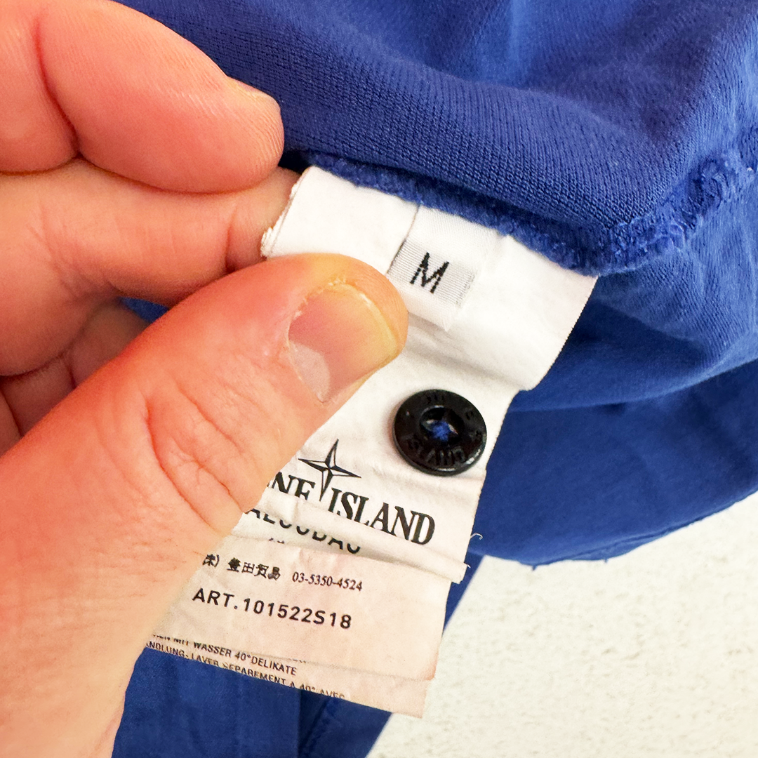 Stone Island Blue Polo (M)