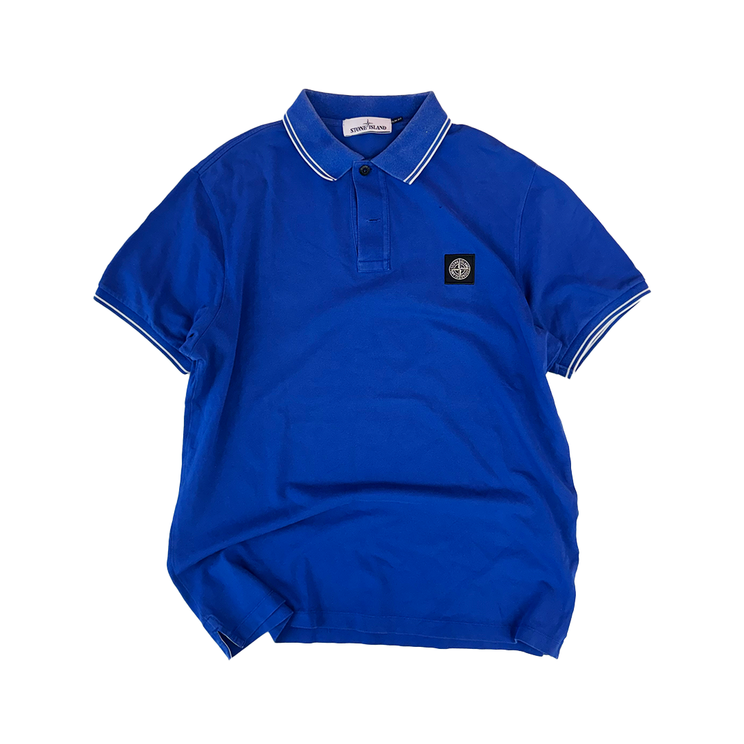 Stone Island Blue Polo (XL)