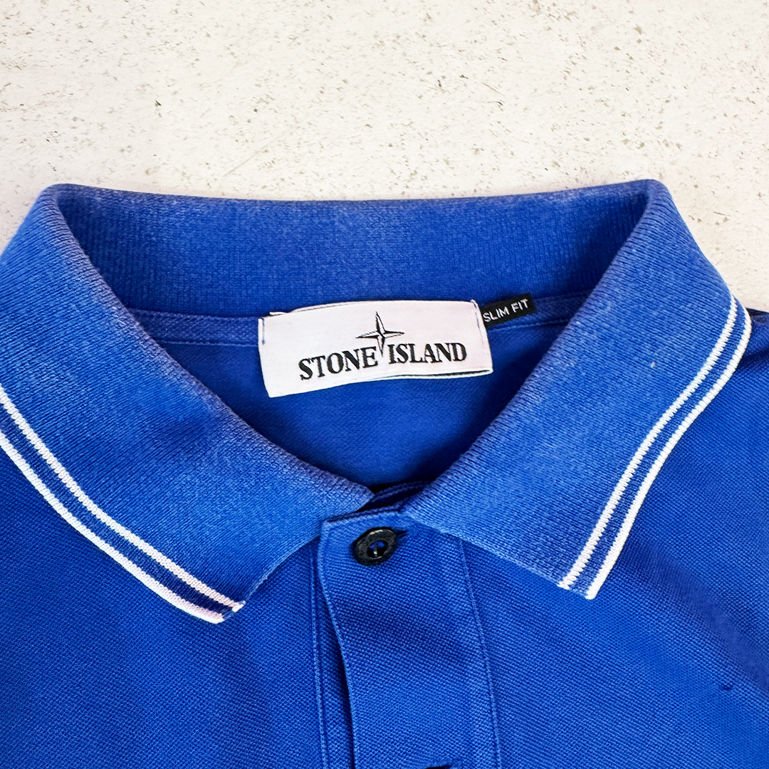 Stone Island Blue Polo (XL)