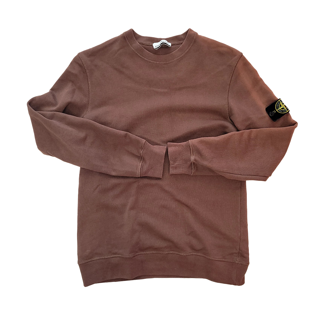 Stone Island Brown Crewneck Sweater (M)