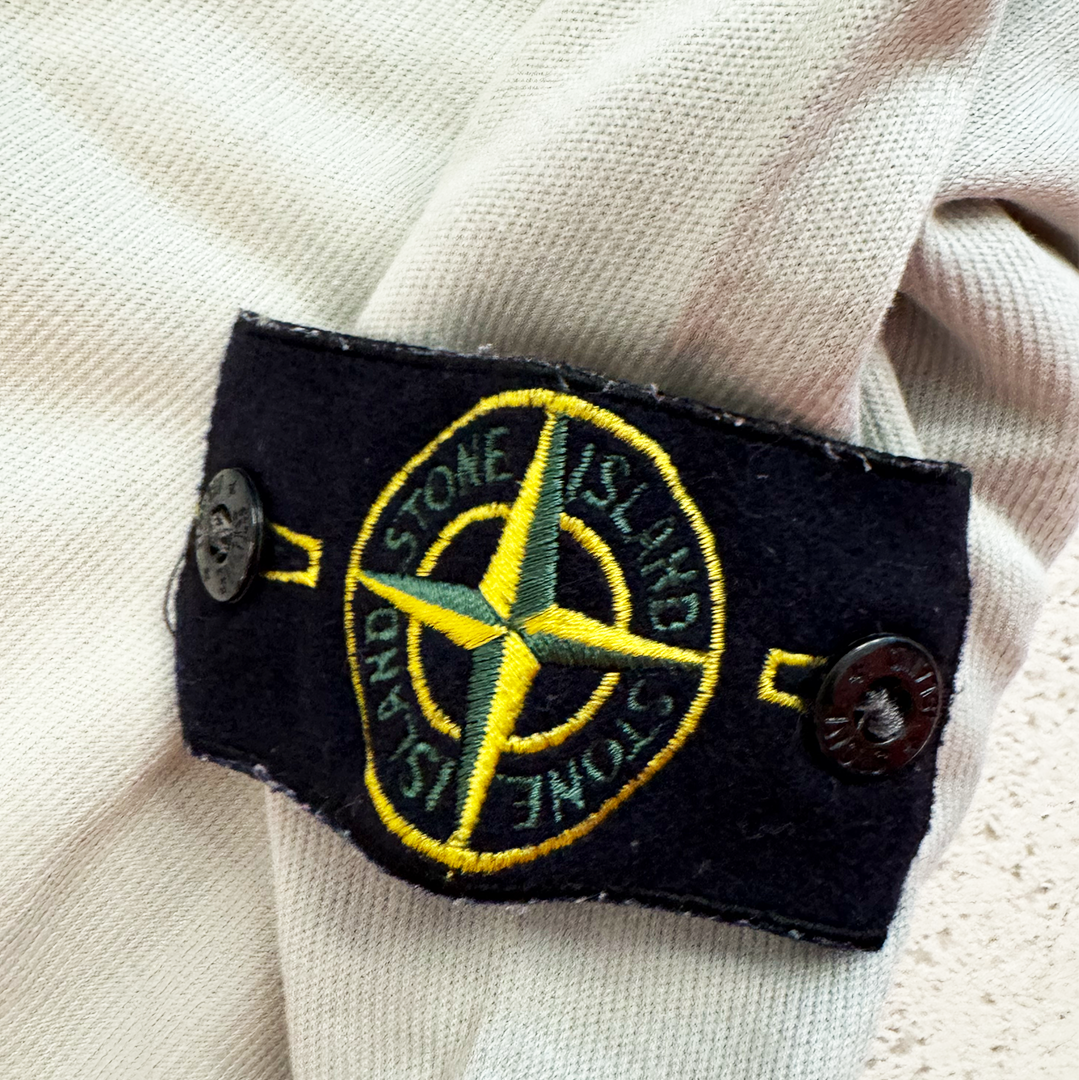 Stone Island Quarter Zipped Buttoned Sweater (M)