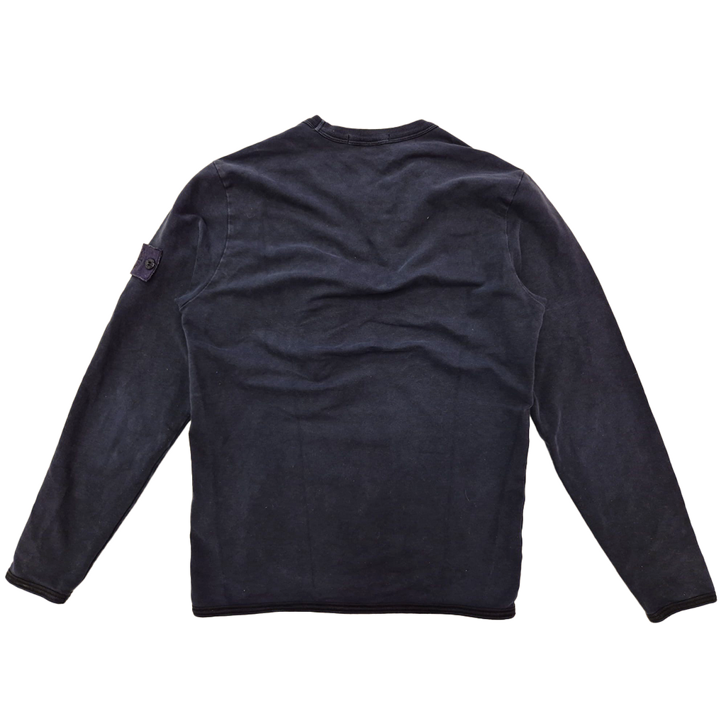 Stone Island Ghost Patch Marine Blue Pocket Sweater (S)